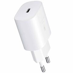 Wall Charger 25W 2A QC USB Type C for SAMSUNG EP-TA800EWE Quick Charge USB-C white 09114692
