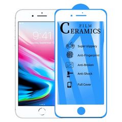 Glass Ceramic IPHONE SE 2022 / SE 2020 / 7 / 8 Hybrid 9D Ceramic White 5904161118671