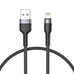 Cable 2.4A 0,25m USB - Lightning Tech-Protect Ultraboost black 9490713928851