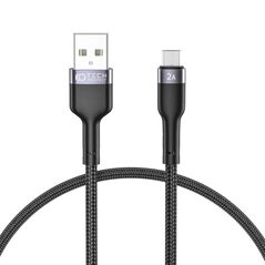 Cable 2.4A 0,25m USB - Micro USB Tech-Protect Ultraboost black 9490713928943