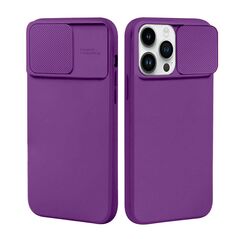 Case SAMSUNG GALAXY A33 5G Silicone with Camera Cover Nexeri Silicone Lens dark purple 5904161137856
