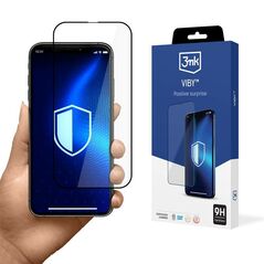 Tempered Glass 5D IPHONE 14 PRO MAX 3MK VibyGlass 5 pcs with an applicator black 5903108520973