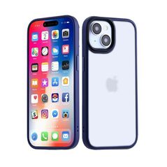 Case APPLE IPHONE 15 MX Ribbed Cam navy blue 5901313091264