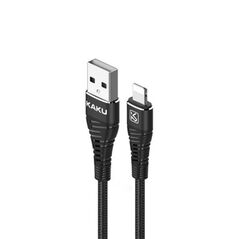 Cable 2,8A 1m USB - Lightning KAKUSIGA KSC-298 black 6921042111551