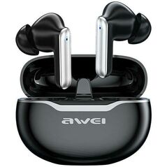 Bluetooth 5.3 TWS Headphones + AWEI Docking Station (T50) black 6954284002745