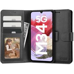 Case SAMSUNG GALAXY M34 5G Tech-Protect Wallet black 9319456606393