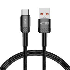 Cable USB - USB Type C 100W / 5A 1m Tech-Protect UltraBoost EVO black 5906203690718