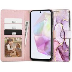 Case SAMSUNG GALAXY A35 5G Tech-Protect Wallet Marble pattern 5906203691982