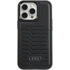 Original Case IPHONE 13 PRO Audi Synthetic Leather MagSafe (AU-TPUPCMIP13P-GT/D3-BK) black 6955250226837