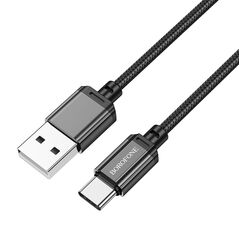 Borofone Cable BX87 Sharp - USB to Type C - 3A 1 metre black 6974443389043