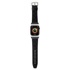 Karl Lagerfeld pasek do Apple Watch 38/40/41 mm KLAWMSAKLHPK STRAP SAFFIANO MONO BLACK 3666339127411