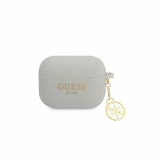 Guess case for Airpods Pro GUAPLSC4EG grey Logo 4G Charm 3666339039318