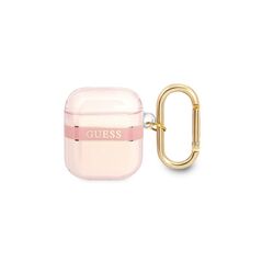 Guess case for AirPods 1 / 2 GUA2HHTSP pink Cord 3666339047078