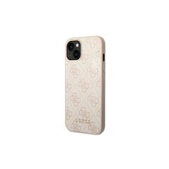 Guess case for iPhone 14 6,1&quot; GUHCP14SG4GFPI pink Basic PC/TPU 4G PU case Gold Logo 3666339094119