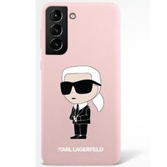 Karl Lagerfeld case for Samsung Galaxy S23 Plus KLHCS23MSNIKBCP pink hardcase Silicone Ikonik 3666339117627