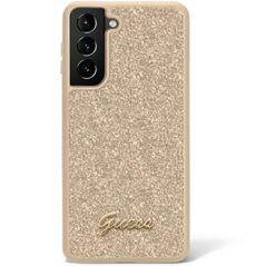 Guess case for Samsung Galaxy S23 GUHCS23SHGGSHD gold hardcase Glitter Script 3666339114787