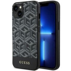 Guess case for iPhone 14 Plus 6,7&quot; GUHMP14MHGCFSEK black hard case GCube Stripes MagSafe 3666339112431