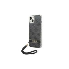 Guess case for iPhone 14 Pro 6,1&quot; GUOHCP14LH4STK black HC PC/TPU Print 4G Cord 3666339093815