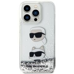 Karl Lagerfeld case for iPhone 14 Pro Max 6,7&quot; KLHCP14XLDHKCNS white HC Liquid Glitter KC 3666339164669