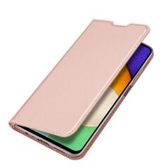 Case SAMSUNG GALAXY A03S with a flip Dux Ducis Skin Leather light pink 6934913049716