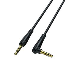 Cable AUX 1m minijack 3,5mm - minijack 3,5mm KAKU KSC-521 black 6921042117898