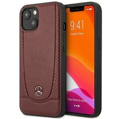 Case APPLE IPHONE 15 Mercedes Leather Urban Line (MEHCP15SARMRE) red 3666339171827