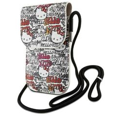 Bag Hello Kitty Leather Tags Graffiti Cord (HKOWBHDGPTE) beige 3666339190217