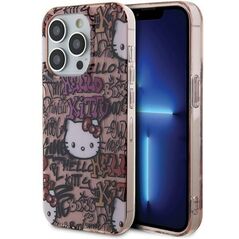 Hello Kitty IML Tags Graffiti case for iPhone 15 Pro - pink