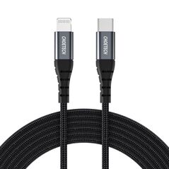 Choetech IP0039 USB-C / Lightning MFi cable, 1.2m long - black