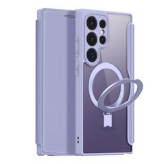 Dux Ducis Skin X Pro case with flap and magnetic ring for Samsung S24 Ultra - purple