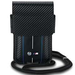 Bag BMW Wallet Bag Carbon Blue Stripes (BMPSP15XMSCAKL) black 3666339239671