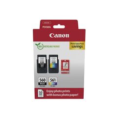 Canon Μελάνι Inkjet PG-560/CL-561 Ph. Value Pack (3713C008) (CANCL-561MP) έως 12 άτοκες Δόσεις