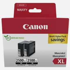 Canon Μελάνι Inkjet PGI-2500XL Black 2τμχ (9254B011) (CANPGI-2500XLBKTP) έως 12 άτοκες Δόσεις