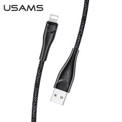Cable 2A 2m USB - Lightning Usams U41 Fast Charge SJ394USB01 (US-SJ394) black 6958444983523