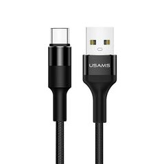 Cable 2A 1.2m USB - USB-C Usams U5 SJ221TC01 (US-SJ221) black 6958444956633