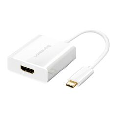 USB-C to HDMI 1.4 Adapter UGREEN 40273, 4K (white) 6957303842735