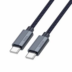 HOCO - U134 DATA cable Type C to Type C 240W 1,8m dark blue HOC-U134-DB 81268 έως 12 άτοκες Δόσεις