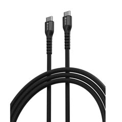 Devia cable Gracious USB-C - USB-C 1,5 m 3A black 60W DVCB-387036 82332 έως 12 άτοκες Δόσεις