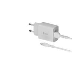 Devia wall charger Smart 2x USB 2,4A white + USB-C cable DVCH-364037 82376 έως 12 άτοκες Δόσεις