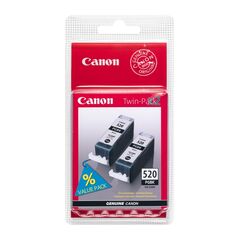 Canon Μελάνι Inkjet PGI-520BKTP Black Twin Pack (2932B012) (CANPGI-520BKTP) έως 12 άτοκες Δόσεις