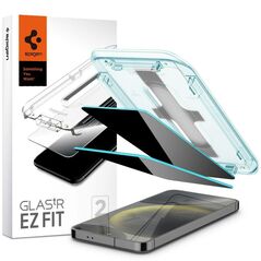Tempered Glass SAMSUNG GALAXY S24 Spigen Glas.tr "EZ Fit" Privacy 2-pack 8809971225625