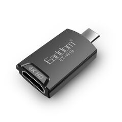 Adapter Earldom ET-W19 HDMI - Type-C, HD 4K, Gray - 40376 έως 12 άτοκες Δόσεις