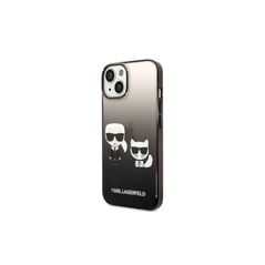 Karl Lagerfeld case for iPhone 14 Plus 6,7&quot; KLHCP14MTGKCK black HC PC/TPU K&Choupette Centered Grad 3666339086411