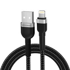 Wozinsky WNBAL1 USB-A / Lightning 2.4A cable 1 m - black