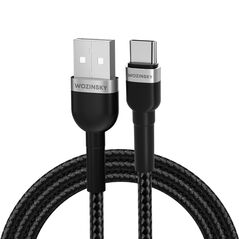 Wozinsky WNBAC1 USB-A / USB-C 2.4A cable 1 m - black