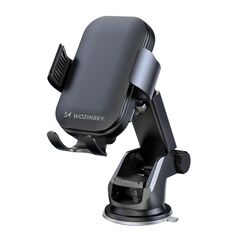 Wozinsky WUMID car holder with 15W inductive charger for dashboard - black