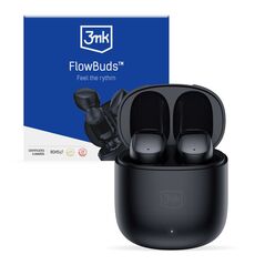 3mk FlowBuds wireless in-ear Bluetooth headphones - black
