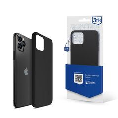 3mk Silicone Case for iPhone 11 Pro Max - black