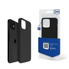 3mk Silicone Case for iPhone 12 mini - black