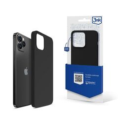 3mk Silicone Case for iPhone 12 Pro Max - black
